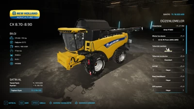 New Holland CX Serisi v1.0.0.0