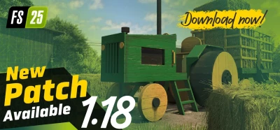 Patch 1.18 is now available for FS25!