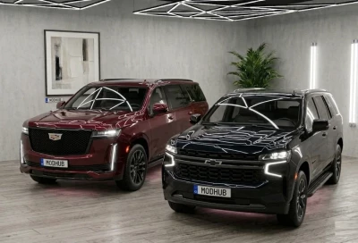 Cadillac Escalade ESV 2023 & Chevrolet Tahoe 2023 Pack V1.1 0.38