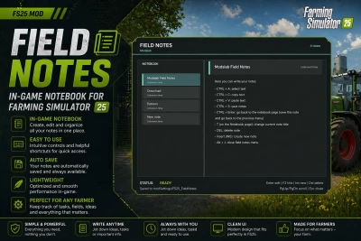 Field Notes v1.3.0.0