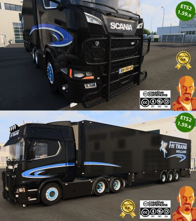 SCANIA NG R580 FH-TRANS v1.0 ETS2 1.58-1.59.x