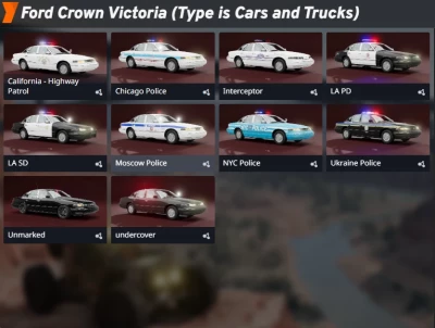 US POLICE CARS PACK v1.0