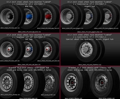 Abasstreppas Trailer Wheel Pack v1.60
