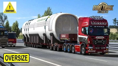 Airbus A319 Fuselage Oversized Trailer v1.59