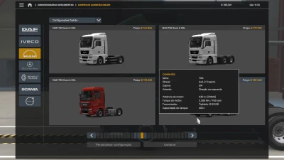 ALL TRUCKS AT THE DEALER ETS2 04 06 2026 v1.0 1.40 1.60