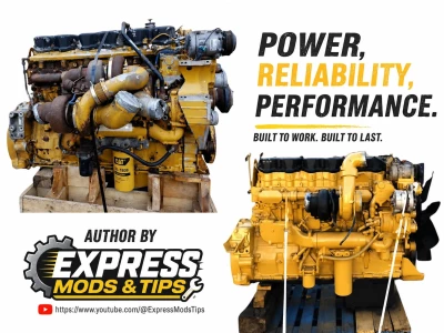 Caterpillar C15 Real Engine Pack v1.0 ATS 1.59.2.0s