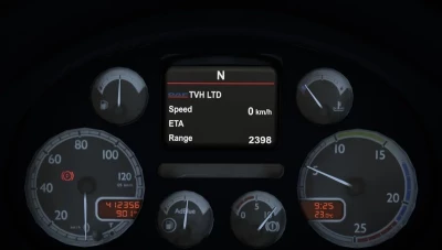 DAF 105 XF Customisable Dash v1.0