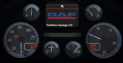 DAF 105 XF Customisable Dash v1.0