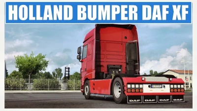 DAF XF Holland Style Rear Bumper v1.60