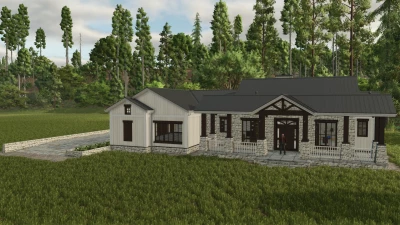 FS25 American Farm House Stone (PC Only)