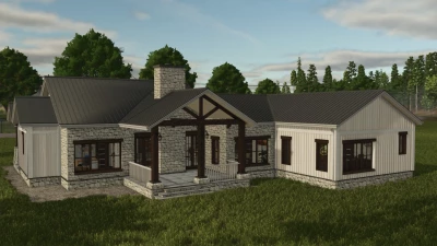 FS25 American Farm House Stone (PC Only)
