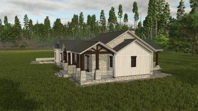 FS25 American Farm House Stone (PC Only)