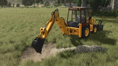 FS25 Case 580 Super K Backhoe v1.0.0.0