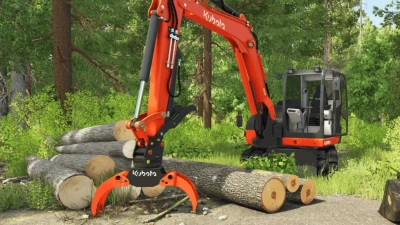 Grapple Saw for Kubota KX080-4 v1.0.0.0