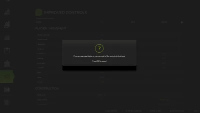 Improved Controls Menu v1.0.0.0