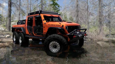 Jeep Gladiator Rubicon Mod v2.0 for BeamNG.drive 0.38.x