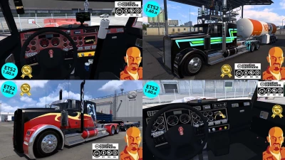 KENWORTH PHANTOM v2.0 ETS2 1.59-1.60.x