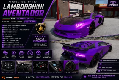 Lamborghini Aventador FIX+UPDATE v2.0