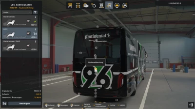 Man Lions Coach Hannover 96 Team Bus Skin v1.0