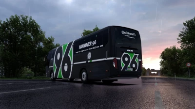 Man Lions Coach Hannover 96 Team Bus Skin v1.0