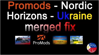 Promods 2.8x Nordic Horizons – Ukraine (Merged) Fix v1.0