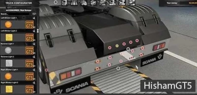 Scania NG S/R Rear Bumper Tuning Lights Pack v1.59