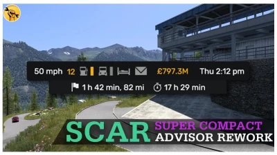 SCAR - Super Compact Route Advisor v1.60