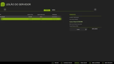 Server Auction v1.0.0.0