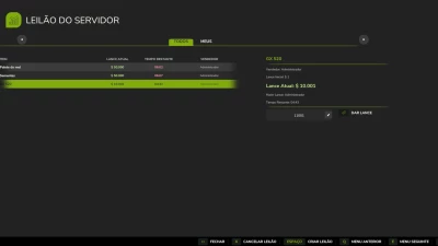 Server Auction v1.0.0.0