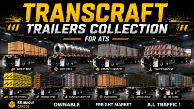TRANSCRAFT TRAILERS COLLECTION v2.0 ATS 1.59-1.60.x