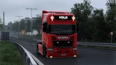 Volk Transporte Scania R 2016 & Trailer Skin Combo v1.0