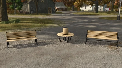 Wooden Benches Pack v1.0.0.0