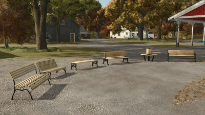 Wooden Benches Pack v1.0.0.0