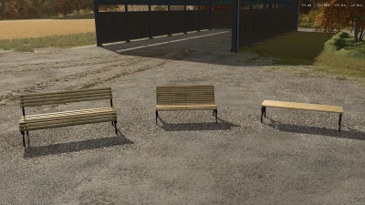 Wooden Benches Pack v1.0.0.0