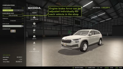Adjustable Engine Brake Force v1.0.0.0