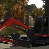 Kubota KX080-4 Mini Excavator Pack v1.0.0.0