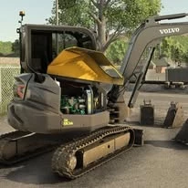 Volvo ECR58F Compact Excavator Pack v1.0.0.0