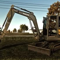 Volvo ECR58F Compact Excavator Pack v1.0.0.0