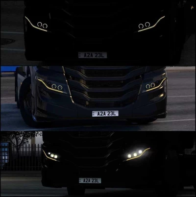 Custom Headlight for SCS Iveco S-Way v1.60