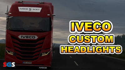 Custom Headlight for SCS Iveco S-Way v1.60