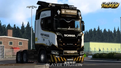 Northridge Heavy Haulage skin for Scania S v2 by Player Thurein
