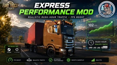 Express Performance — FPS Boost, Optimized Traffic & Vegetation (Low-End Friendly) v1.2