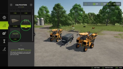 Grape And Olive Yield Settings v1.0.0.0