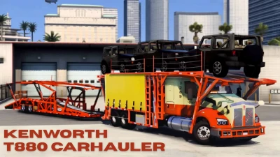 Kenworth T880 Car Hauler Pack v1.0