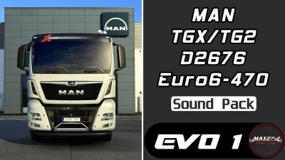 MAN TGX-TG2 470 D2676 Sound Pack v1.1.2 1.60