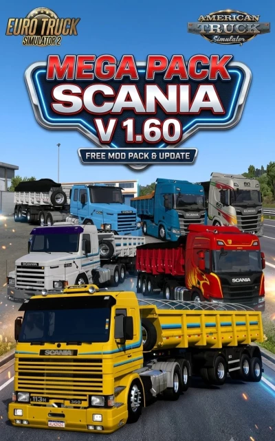 Mega Pack Truck Scania 1.60