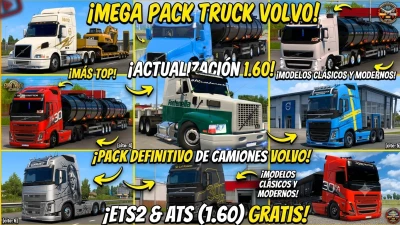 Mega Pack Volvo Truck & Bus 1.60