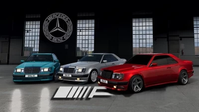 Mercedes-Benz W124 Coupe Pack v1.0