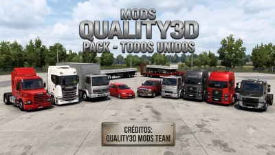 PACK QUALITY3D v1.59 - 1.60 | ETS2 / ATS BRASIL