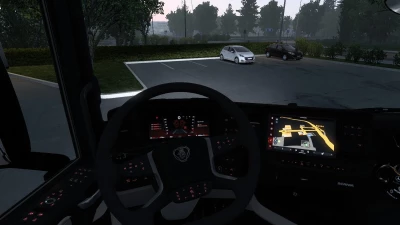 Red Dashboard For Scania v1.0